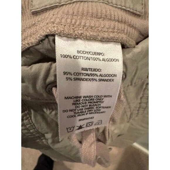 Calvin Klein Drawstring Elastic Drawstring Waist Khaki Shorts Size Womens Small - Picture 4 of 7